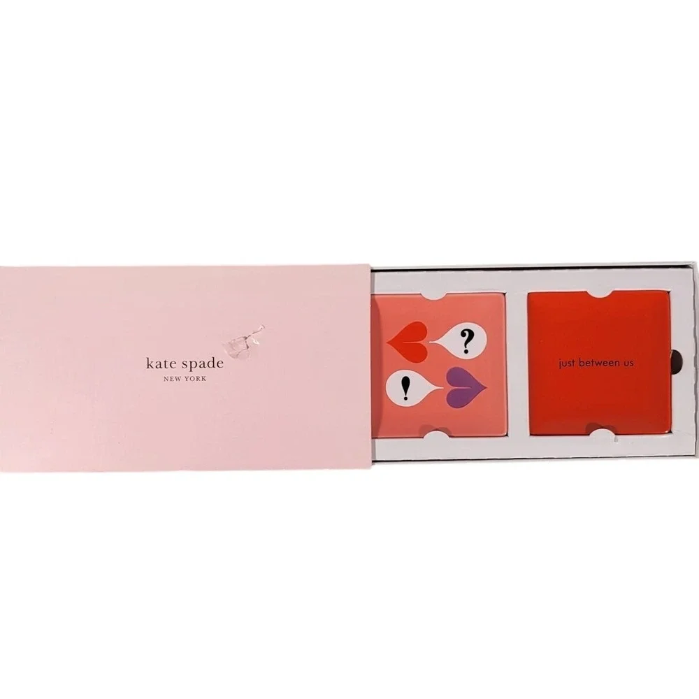 Kate Spade New York Sweet Talk Just Between Us Jewelry‎ Tray Set of 2 Lenox